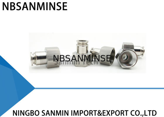 NBSANMINSE SSPCF M5 M6 1/8 1/4 3/8 fil interne de 1/2 SS316L partie droit femelle