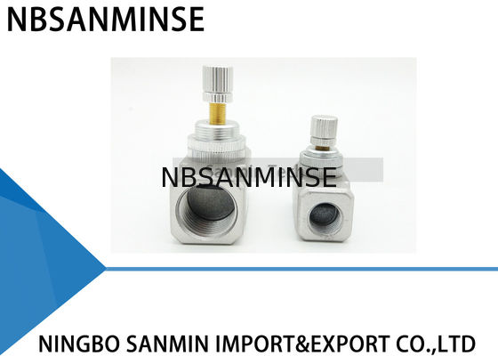 NBSANMINSE AU SUJET du fil 1/8 de la soupape de commande de capacité d'écoulement G 1/4 3/8 soupape de commande de type courant d'air 1/2 pneumatique