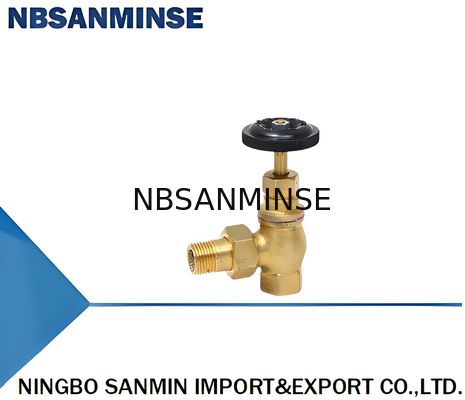 606-DN15 606-DN20 soupape d'angle de chauffage en cuivre à pression de 1,0 MPA