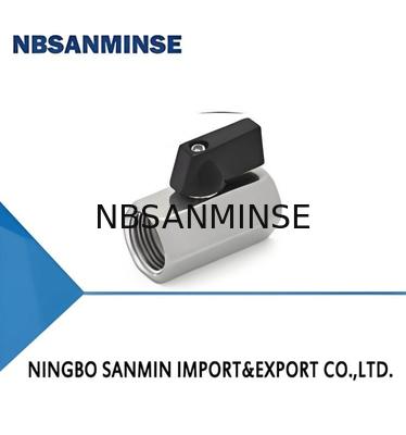 1 / 4 pouces mini-balle pneumatique soupape magnétique de commande F / F PN64