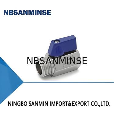 Mini Ball 1/8 pouce Vanne Solénoïde Pneumatique M/F