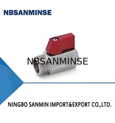 Mini Ball 1/8 pouce Vanne Solénoïde Pneumatique M/F