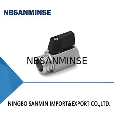 Mini Ball 1/8 pouce Vanne Solénoïde Pneumatique M/F