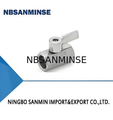 1 / 4 pouces mini-balle pneumatique soupape magnétique de commande F / F PN64