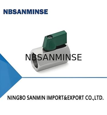 1 / 4 pouces mini-balle pneumatique soupape magnétique de commande F / F PN64