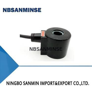 Type dc de 16431 avances de bobine de vanne électromagnétique couleur normale de noir de puissance de 18 watts