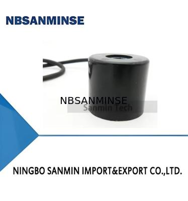 Type dc de 16431 avances de bobine de vanne électromagnétique couleur normale de noir de puissance de 18 watts