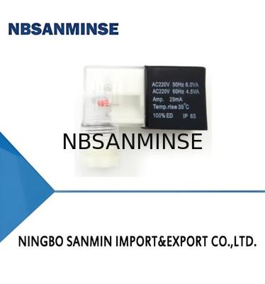 Type de connexion série de la bobine 4V210 de solénoïde de DIN43650B AC220V 24vdc