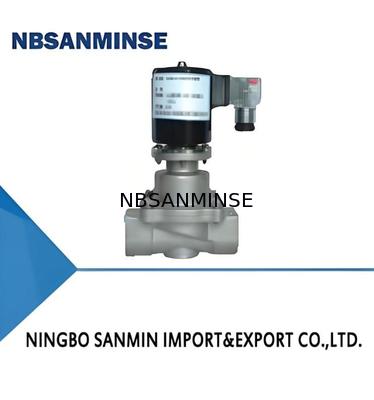 Vanne solénoïde chimique en acier inoxydable 304 avec tension DC12V-AC380V et température de fonctionnement de 5-50°C