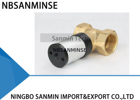 Valve de piston pneumatique matérielle pneumatique d'acier inoxydable de laiton de soupape de commande de série de Q22HD pour eau-air