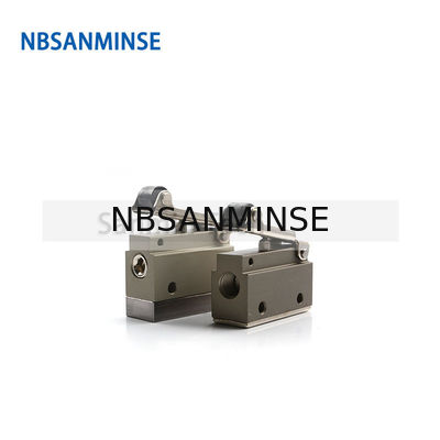 Ligne bi-directionnelle pneumatique d'automation de valve de rouleau de soupape de commande de Mechnical d'air de manière de NBSANMINSE V2-M5 V2-1/8 2/2