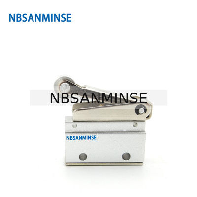 MOUVEMENTS de NBSANMINSE 1/8 sélection mécanique de poussée de rouleau de soupape à air de contrôle pneumatique de valve de fil de G pour la machine Autom de paquet