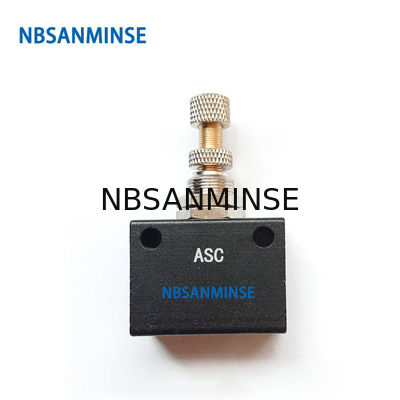 NBSANMINSE ASC G1/8 1/4 3/8 écoulement pneumatique de soupape à air de valve de contrôle de flux de précision de 1/2 ajustant la température normale