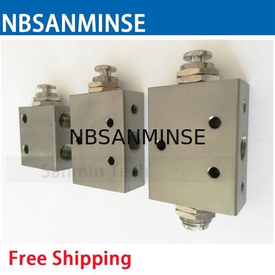 Valve pneumatique de mini de changement de NBSANMINSE 2P 31P 3P 41P 4P 4PP valve mécanique de la valve M5 G 1/8 de haute qualité