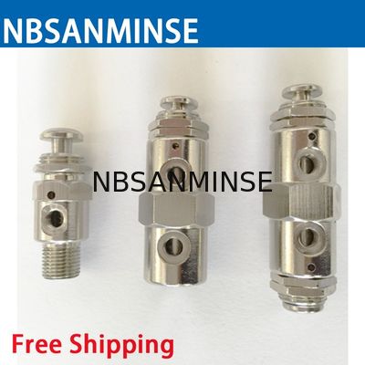 Valve pneumatique de mini de changement de NBSANMINSE 2P 31P 3P 41P 4P 4PP valve mécanique de la valve M5 G 1/8 de haute qualité