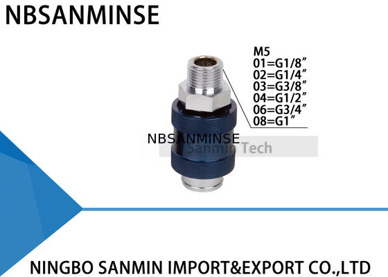 Main de HSV glissant la valve de glissière convenable de main de contacts coulissants M5 1/8 1/4 3/8 1/2 3/4 1 mâle pneumatique de femelle de composants