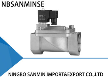 Acier inoxydable normalement ouvert 304/316 de vanne électromagnétique du grand diamètre P7