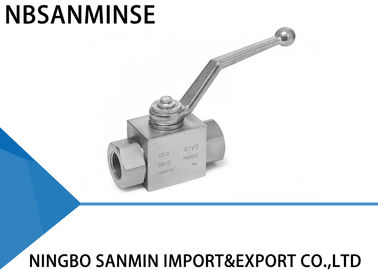 Manière hydraulique à haute pression du robinet à tournant sphérique d'acier inoxydable 2 1/8