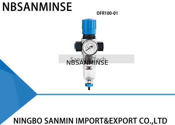 Équipement pneumatique de source d'air de graisseur de régulateur de filtre de noir bleu